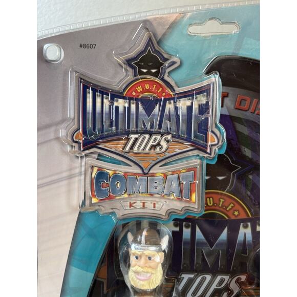 W.U.T.F. World Ultimate Tops Federation Ultimate Tops Combat Kit 2 Pack NOS 1999 - Picture 3 of 6